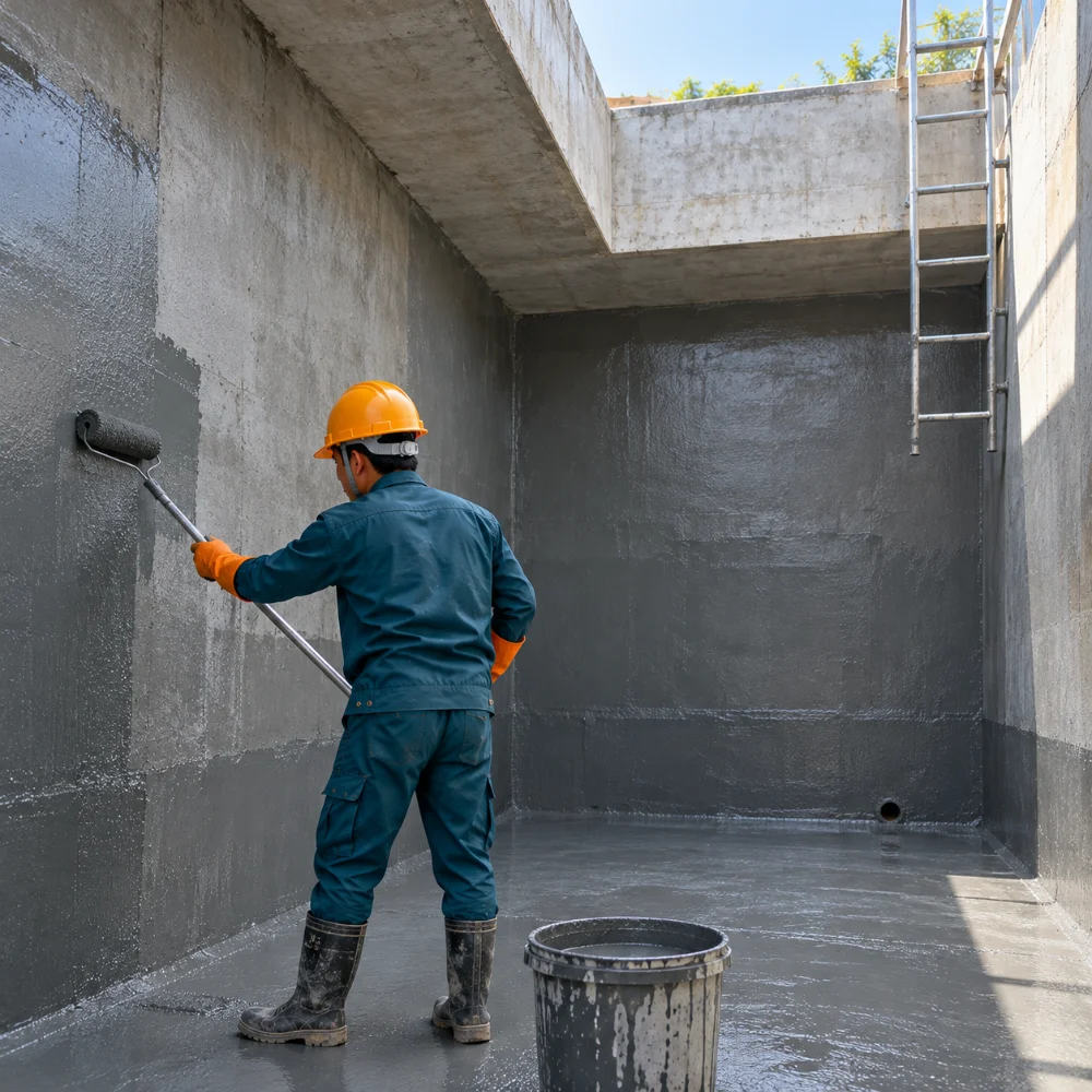 Chống thấm tầng hầm, bể nước